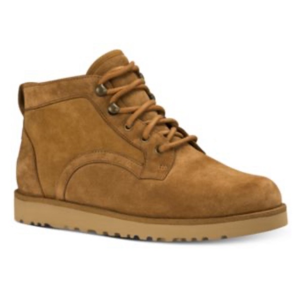 UGG Suede Lace Up Boots 7 - Picture 1 of 9